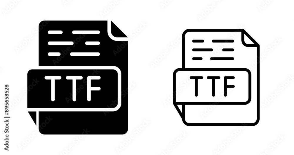 TTF Vector Icon TTF Vector Icon