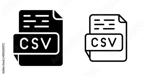 CSV Vector Icon