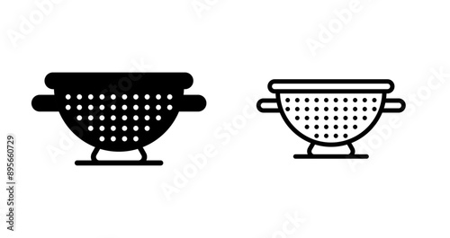 Colander Vector Icon