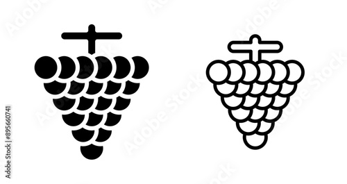 Grapes Vector Icon