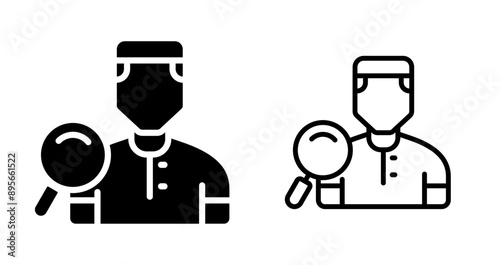 Search specialist Vector Icon