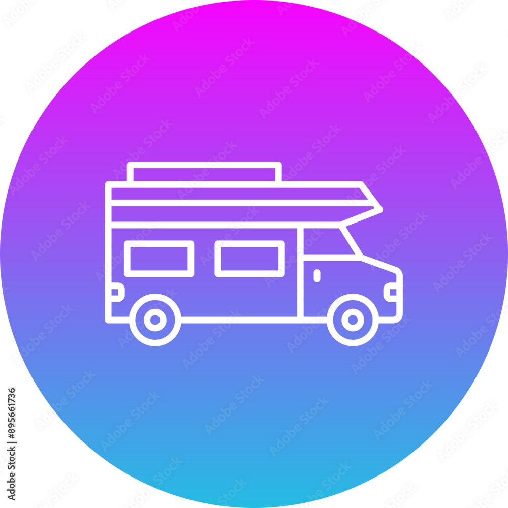 Motor home Icon Motor home Icon