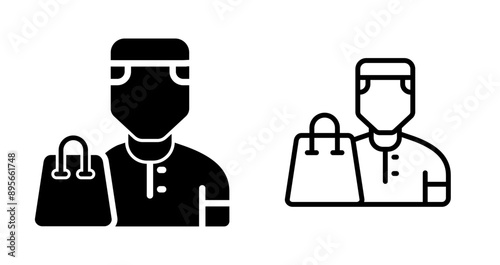 User Shopping Vector Icon