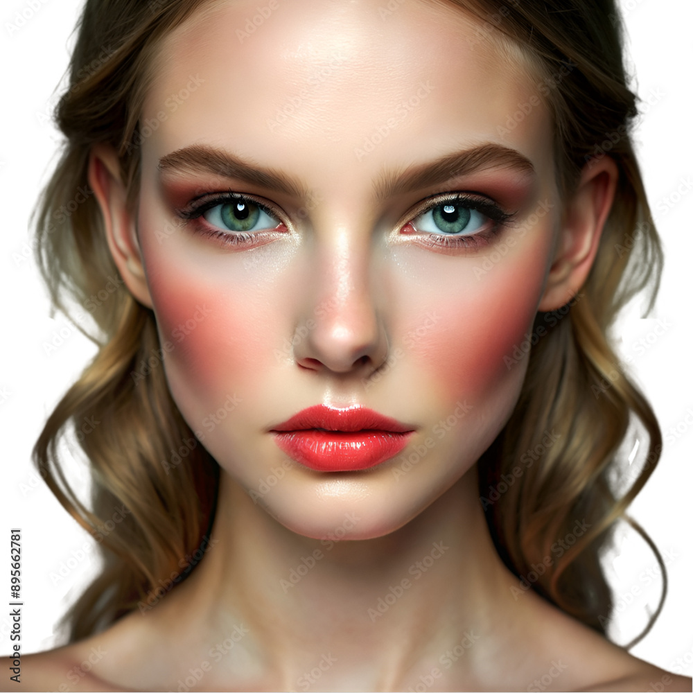 portrait of a woman with makeup portrait of a woman with makeup
