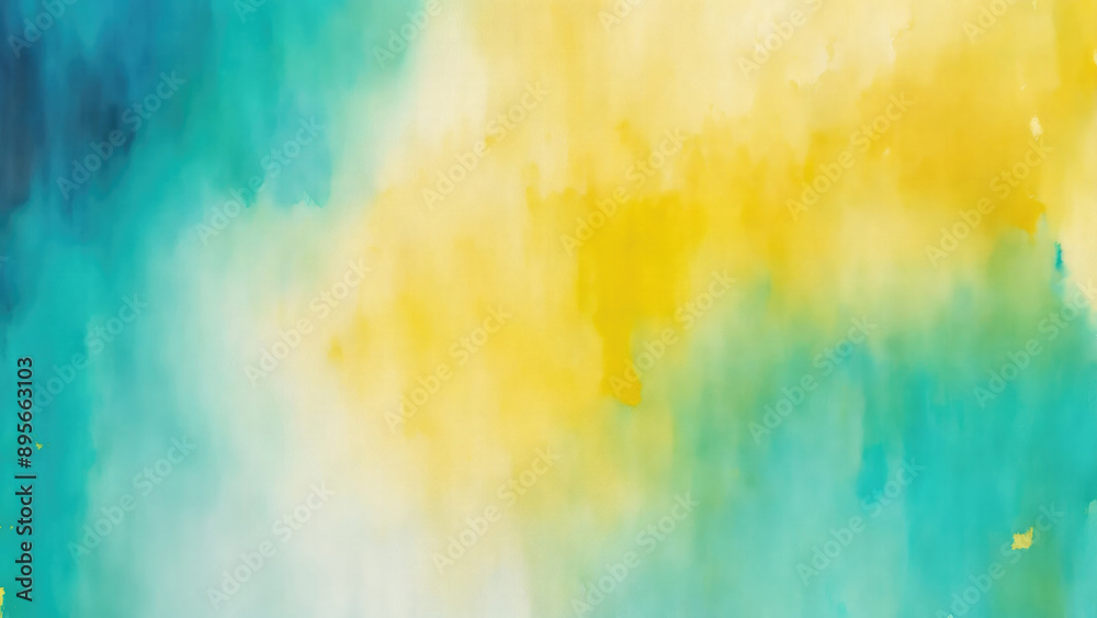 Abstract watercolor paint background dark Yellow teal and golden color grunge texture for background Abstract watercolor paint background dark Yellow teal and golden color grunge texture for background