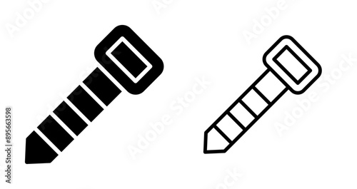 Cable Management Clips Vector Icon