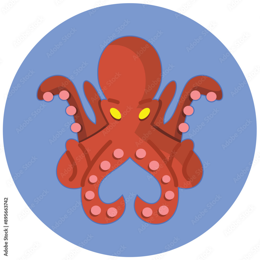 Fototapeta premium Octopus Icon