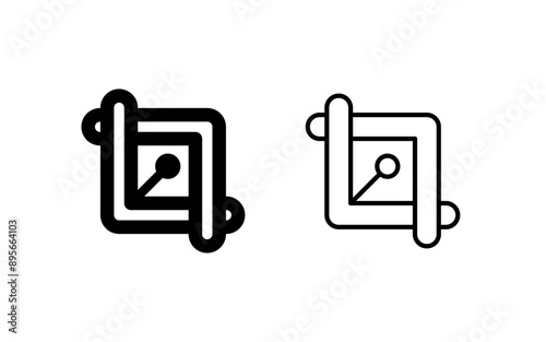 Crop Vector Icon