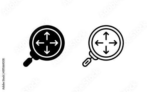 Loupe Vector Icon