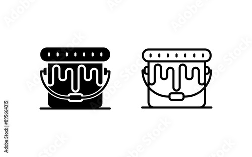 Paint Bucket Vector Icon
