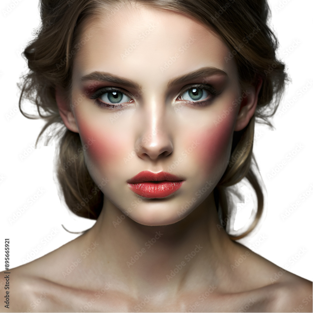 portrait of a woman with makeup portrait of a woman with makeup