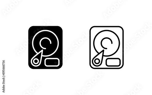 Hard Drive Vector Icon