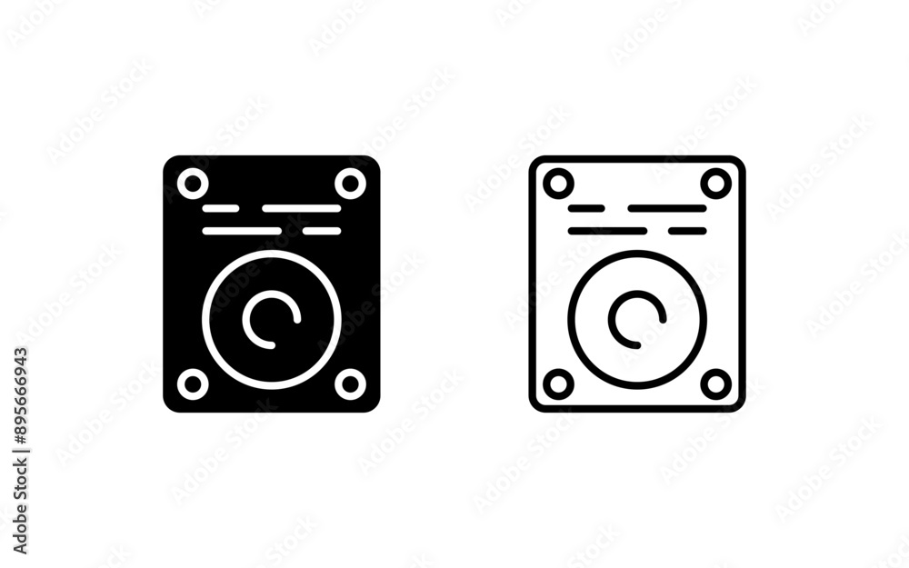 Harddrive Vector Icon Harddrive Vector Icon