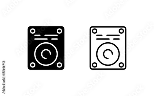 Harddrive Vector Icon