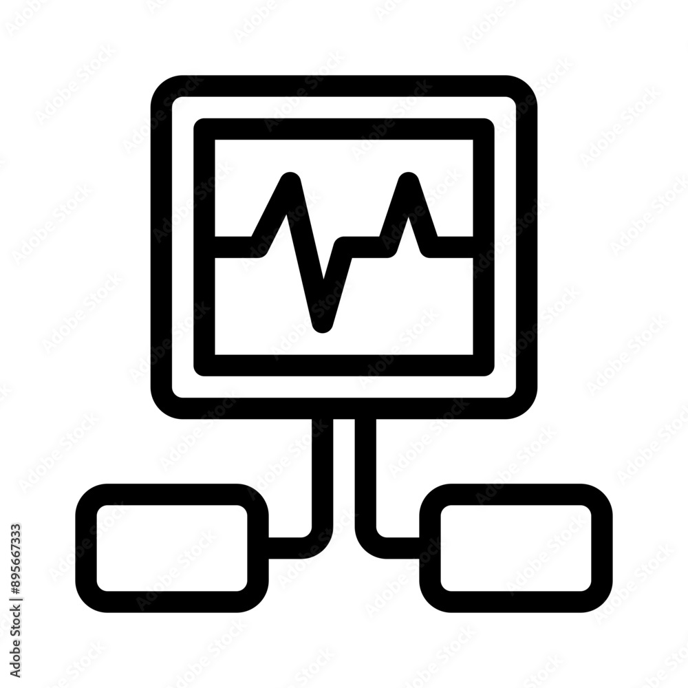 defibrillator line icon defibrillator line icon