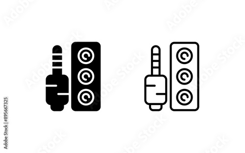 Sound Ports Vector Icon