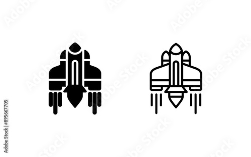 Spaceship Vector Icon