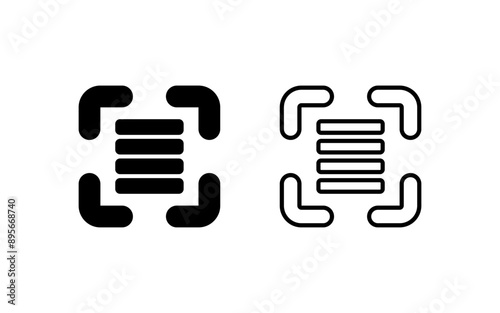 Justified Vector Icon
