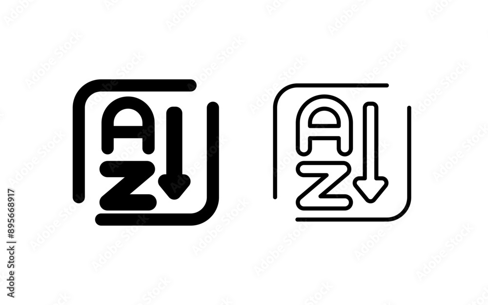 Letters Vector Icon Letters Vector Icon