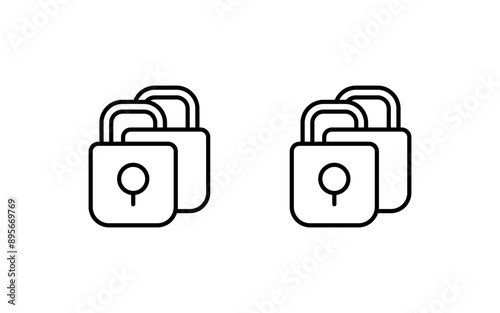 Padlocks Vector Icon