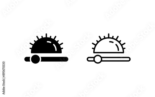 Brightness Vector Icon