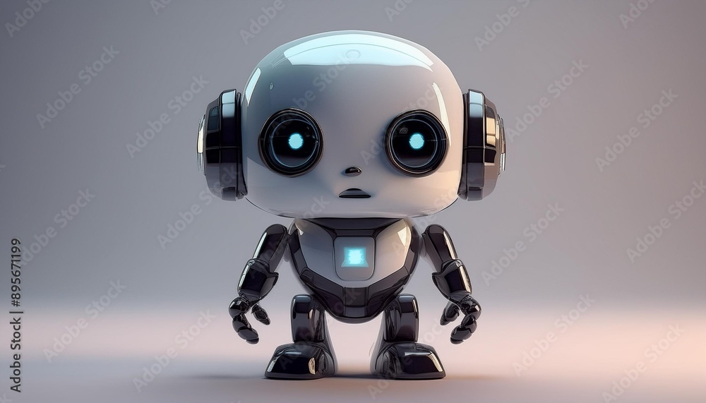 3d render of a robot, 3d rendering of cute robot character with square buttons on the front, simple shape, style minimalism 3d render of a robot, 3d rendering of cute robot character with square buttons on the front, simple shape, style minimalism