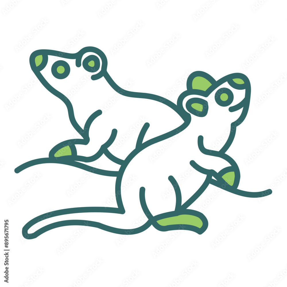 Fototapeta premium Rats Icon