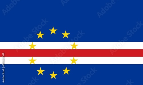 Cape Verdean flag, Tanjung Verde flag, country flag, flag