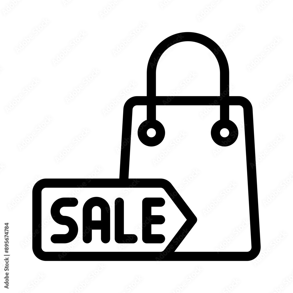 bag line icon bag line icon