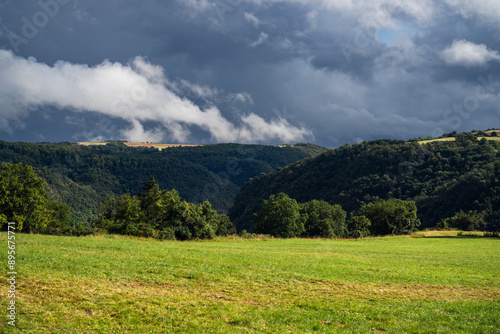 Obraz na płótnie Tal der Loreley, Juli 2024 w salonie