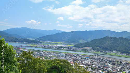 佐伯城西出丸跡からの眺め　大分県佐伯市 photo