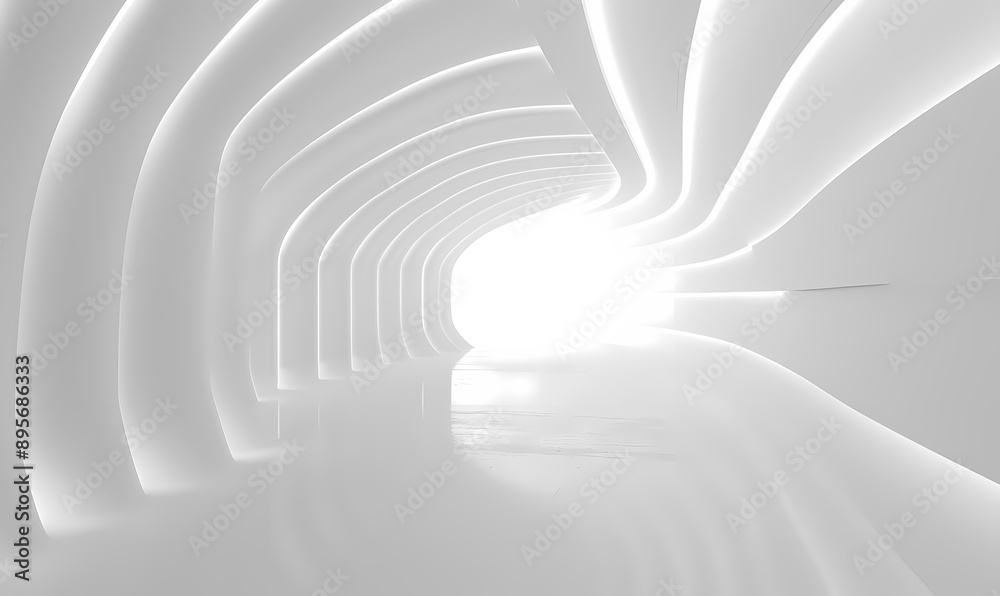 Obraz premium abstract 3d tunnel