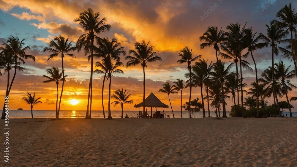 Tropical Sunset Serenity Tropical Sunset Serenity