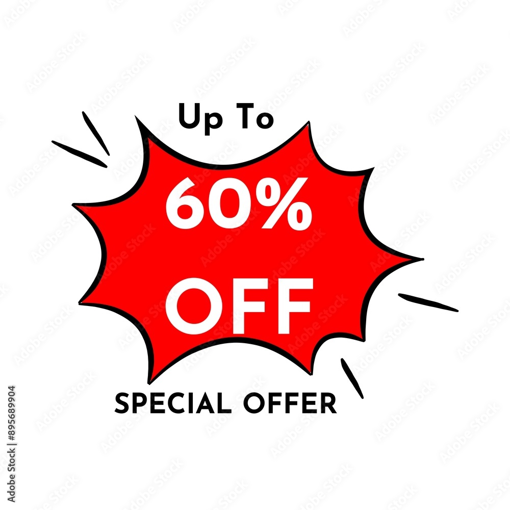 Fototapeta premium Special Offer Up-to 60% Off