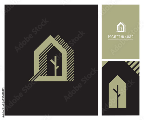 logo artisan constructeur habitat sain