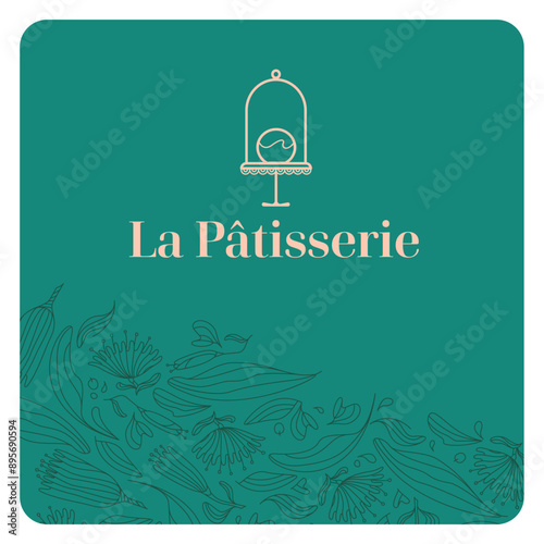 logo pâtissier, salon de thé, traiteur évènementiel