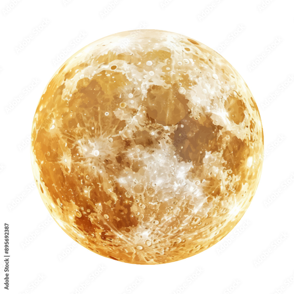 3D moon in style for cute Halloween, isolated on white background. 3D moon in style for cute Halloween, isolated on white background.