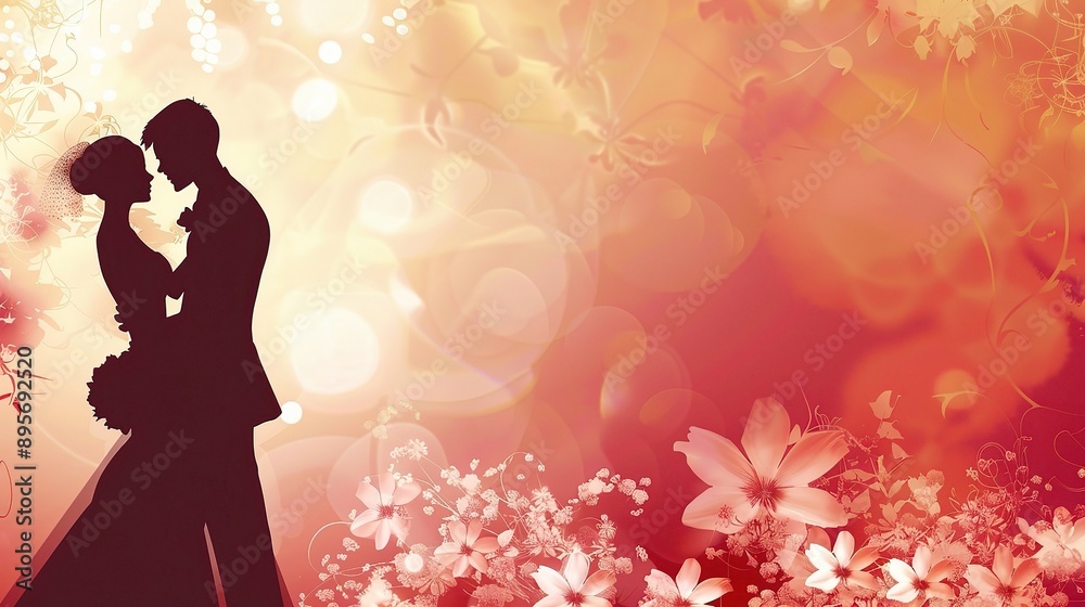 Exquisite Wedding Poster Background: Creating Romantic and Memorable Nuptial Atmosphere Exquisite Wedding Poster Background: Creating Romantic and Memorable Nuptial Atmosphere