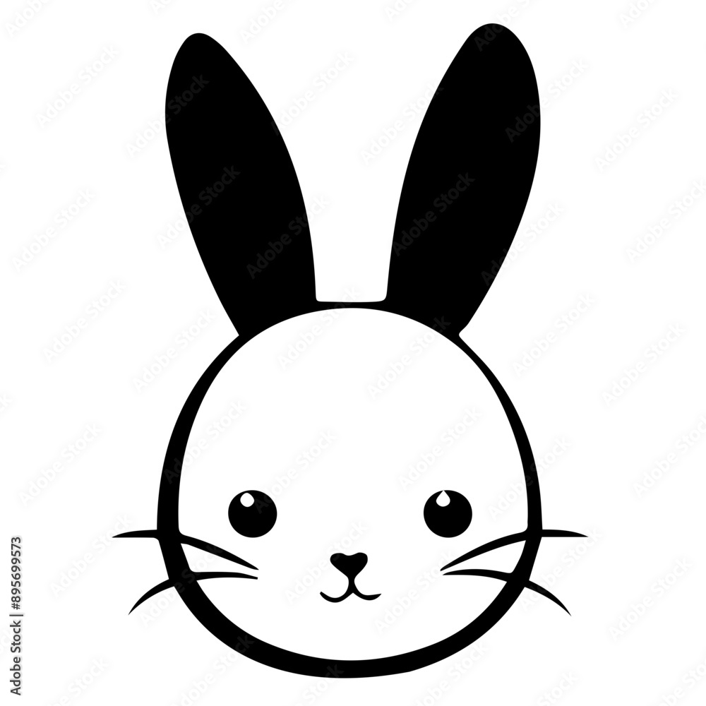 Rabbit Bunny SVG vector transparent background PNG clipart Rabbit Bunny SVG vector transparent background PNG clipart