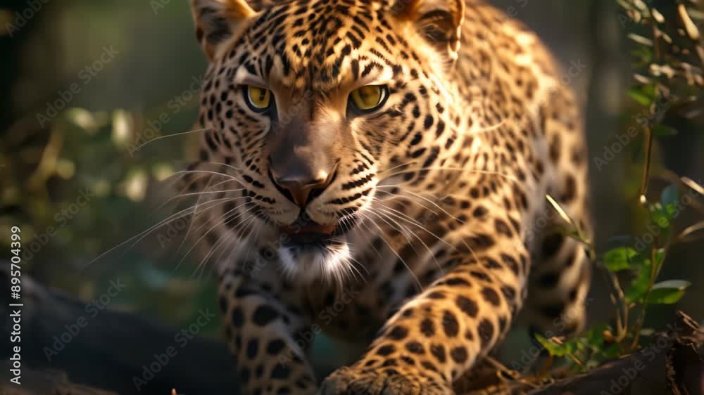 leopard in nature Video 4K leopard in nature Video 4K