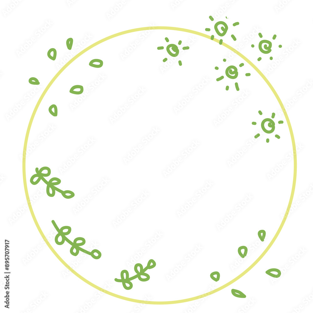 floral background with frame floral background with frame