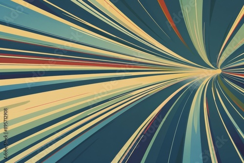 Wallpaper Mural Retro Sci-Fi Background Futuristic landscape . Beautiful simple AI generated image in 4K, unique. Torontodigital.ca