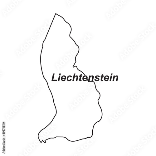 map of liechtenstein design