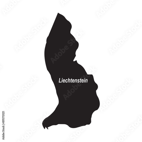 map of liechtenstein design