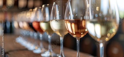 Wine Tasting at a Bar