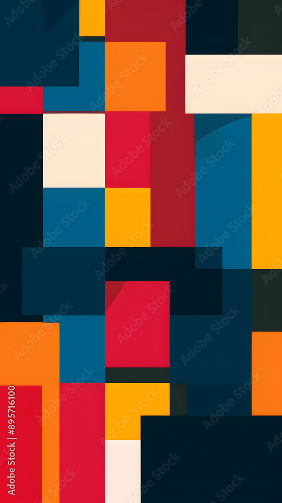 Boldly colored overlapping background illustration Boldly colored overlapping background illustration