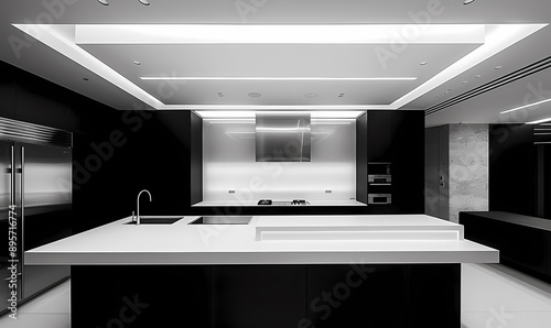 modern kitchen interior