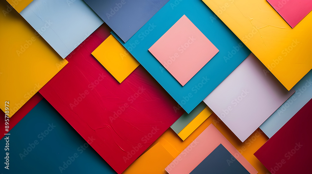 Brightly colored overlapping background illustration Brightly colored overlapping background illustration