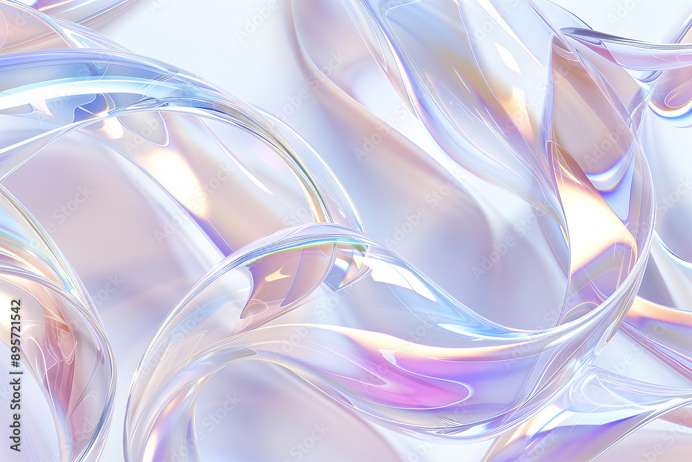 Iridescent Fluid Abstract Iridescent Fluid Abstract