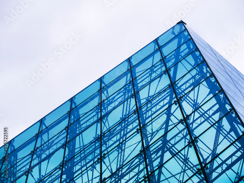 Glass wall Steel structure Architecture details Modern building Exterior 